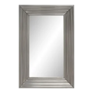 Kerry Large Rectangle Wall Mirror - Silver