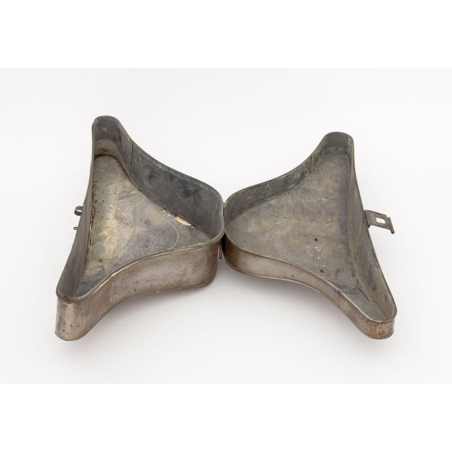 Metal Military Bicorn Hat Tin Box, Circa 1900 For Sale - Image 7 of 8