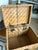 Vintage Woven Rattan Lidded File Storage Box For Sale - Image 9 of 12
