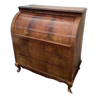Early 20th Century Swedish Biedermeier Style Secretary Chest For Sale