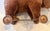 Wood Vintage Plush Bear Pull Toy on Wooden Wheels For Sale - Image 7 of 12