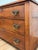 Antique Three Drawer Wood Commode Chest For Sale - Image 9 of 10