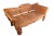 Rustic Bali Teak Daybed With Hand Carved Rails 24 For Sale - Image 3 of 5
