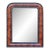French 1900s Louis-Philippe Inspired Mirror with Tortoise Style Painted Frame For Sale
