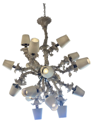 Sputnik Ca' Rezzonico Murano Glass Chandelier by Simoeng