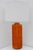 Orrefors Grand Orange Glass Table Lamp by Gustav Leek for Orrefors, Sweden For Sale - Image 4 of 18