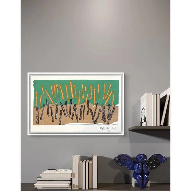 Barbara Beck 1996 Abstract Watercolor-Signed/Dated/Unframed For Sale - Image 4 of 8