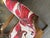 Wood Vintage Armchair in Brown and Fuchsia, 1930s For Sale - Image 7 of 10