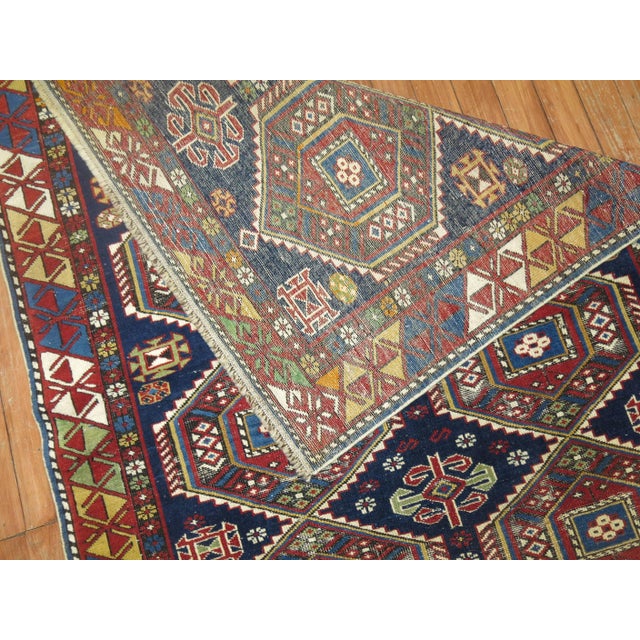 Zabihi Collection Caucasian Antique Shirvan Rug - 3'4" x 5'2" For Sale In New York - Image 6 of 6