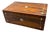 Antique 19th Century English Rosewood & Mother of Pearl Inlay Box For Sale