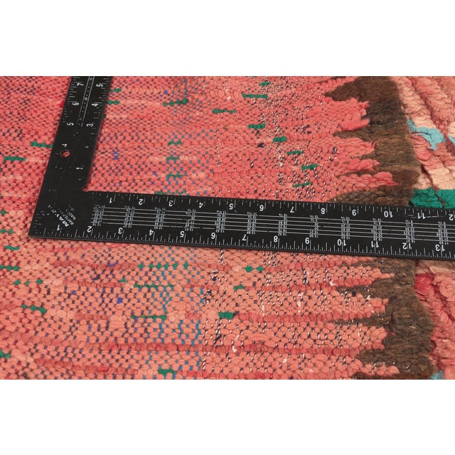 Textile Vintage Boujad Moroccan Rug, 03'02 X 18'08 For Sale - Image 7 of 10