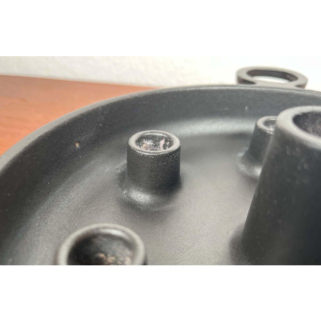 Mid-Century Modern Cast Iron Candleholder by Timo Sarpaneva for Rosenlew of Finland, 1960s For Sale - Image 13 of 18