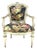 Italian Painted and Carved Armchair For Sale