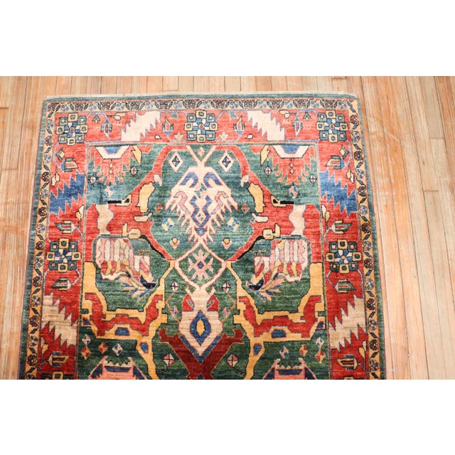 Late 20th Century Large Scale Persian Gabbeh - 3'11" x 6'5" For Sale In New York - Image 6 of 9