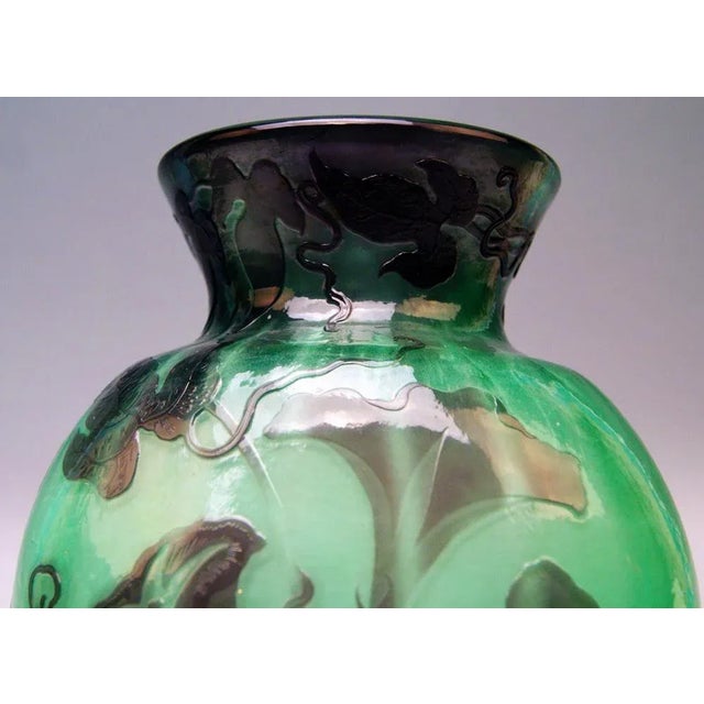 Art Nouveau Fire Polished Vase from Emile Gallé, Nancy, France, 1890s For Sale - Image 6 of 8