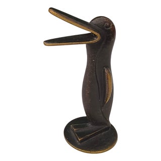 Hagenauer, Penguin, 1920s, Brass For Sale