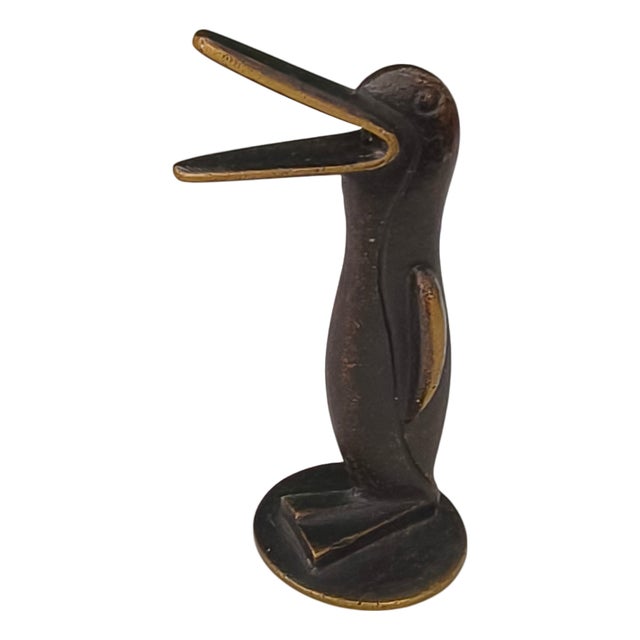 Hagenauer, Penguin, 1920s, Brass For Sale