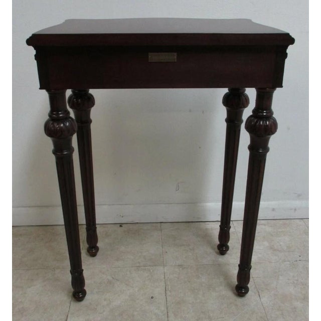 1990s Theodore Alexander French Regency High Leg End Table Night Stand End Table For Sale - Image 10 of 10
