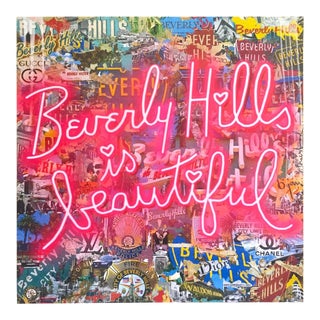 Mr. Brainwash " Beverly Hills Is Beautiful " Rare Authentic Lithograph Print Pop Art Poster For Sale