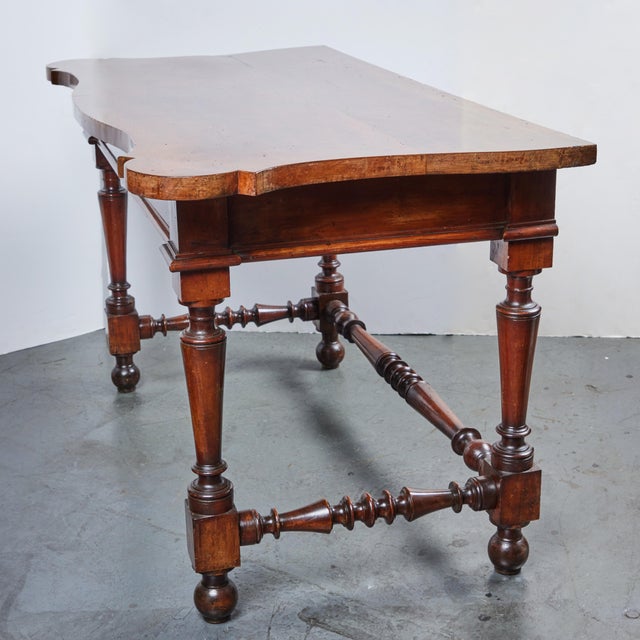 Tuscan Walnut Consoles - A Pair For Sale - Image 11 of 12