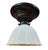 This Shefield style light fixture is perfect for any room. Great for areas with lower ceilings. Original canopy holder has...