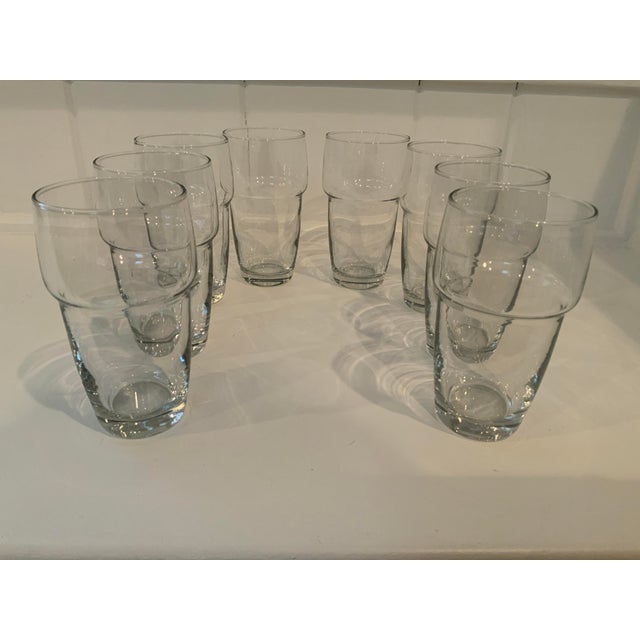Vintage Glass Short Tumblers - Set of 8 For Sale - Image 11 of 11