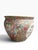 Gold Vintage Chinese Famille Rose Gilt Porcelain Fishbowl Planter With Floral and Bird Motifs For Sale - Image 8 of 14