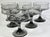 Smoky Grey Champagne Coupes- Set of Six For Sale - Image 4 of 12