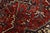 1990s Heriz Rug 7’11” X 11′ Red Wool Vintage Traditional Hand-Knotted Carpet For Sale - Image 5 of 15