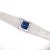 1970s 1970s Rolex Precision 2157 Ladies 18k White Gold Diamond Bezel Blue Dial Watch 1972 For Sale - Image 5 of 12