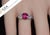 GIA-certified 4.47CTS natural ruby and diamond three-stone ring crafted in solid 950 platinum. This ring features a 3.07CT...