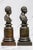 Amazing Pair Antique Bronze English Neoclassical Grand Tour Statue Sculpture Bust Royalty Home Decor For Sale - Image 12 of 17