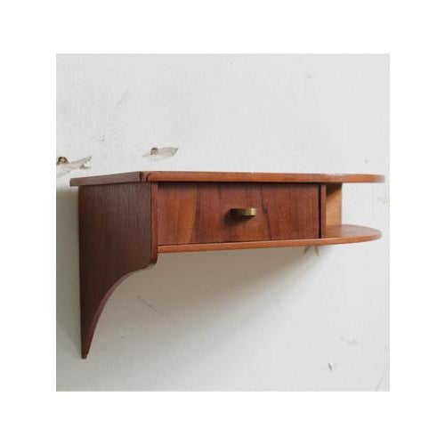 Hanging Bedside Tables, 1960s, Set of 2 For Sale - Image 10 of 11