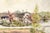 1940s California Ranch Original Watercolor Landscape by George Alfred Morrison For Sale - Image 5 of 7