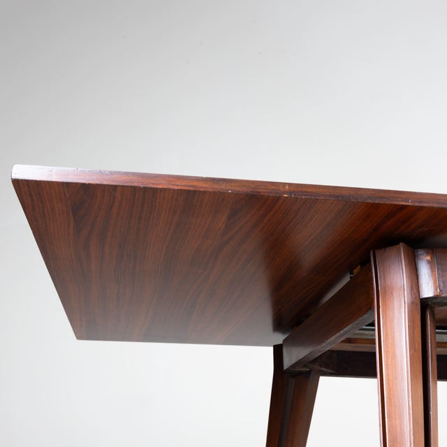 Mid-Century Extendable Wooden Table, 1950s For Sale - Image 11 of 18