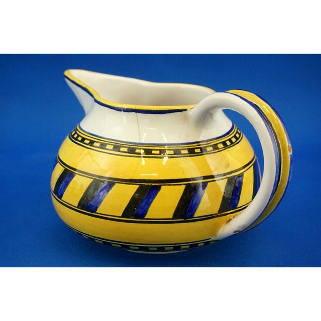 Ceramic Majolica Ceramic Jug with Coat of Arms and Double-Headed Eagle by Dino Rofi for Santa Lucia, Siena, Italy, 1920s For Sale - Image 7 of 18