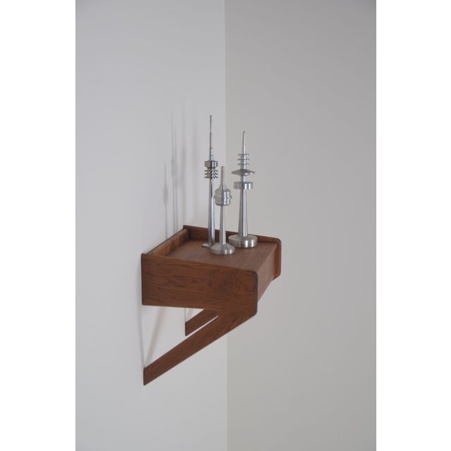 Floating Bedside Table by Sigfred Omann for Ølholm Møbelfabrik, 1960s For Sale - Image 11 of 12
