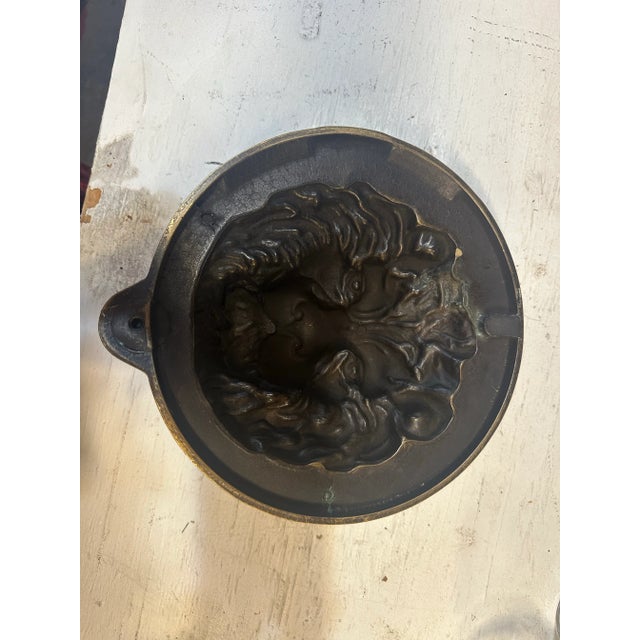 Beautiful Antique Brass Lion Door Knocker. Add to any door for a classic and appealing way to greet your family & friends...
