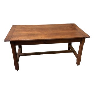 Antique Cherrywood Monastery Table, 1890s For Sale