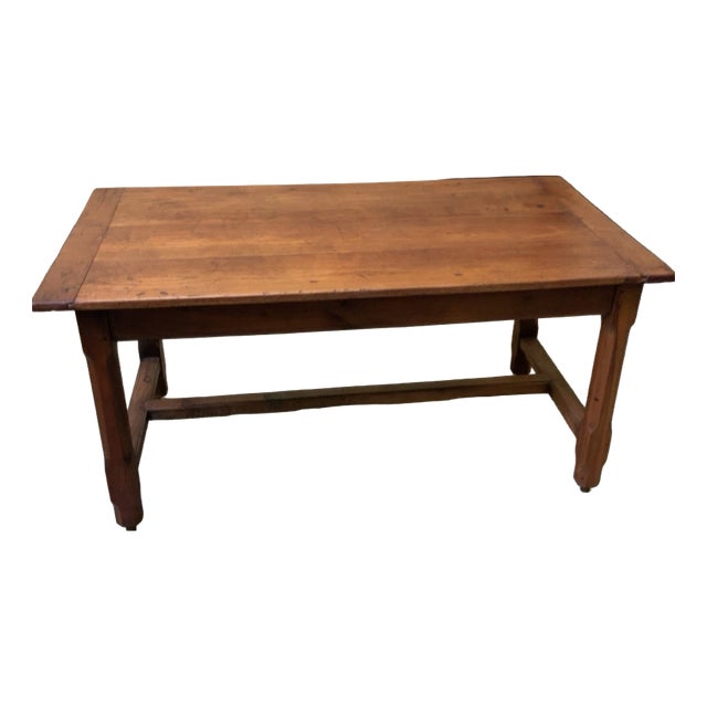 Antique Cherrywood Monastery Table, 1890s For Sale