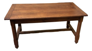 Antique Cherrywood Monastery Table, 1890s