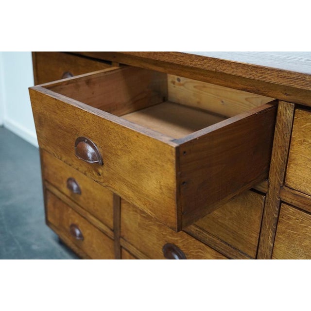 20th Century Dutch Oak Apothecary Cabinet For Sale - Image 17 of 18