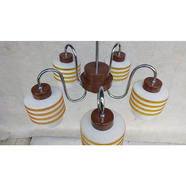 Vintage Type V202-1388 Chandelier from Lidokov, 1960s For Sale - Image 6 of 11