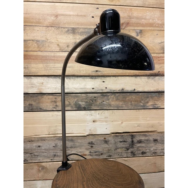 Metal Vintage Model 6740 Clamp Table Lamp by Christian Dell for Kaiser Leuchten, 1940s For Sale - Image 7 of 11