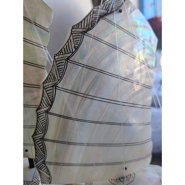 1960s Chinese Mother of Pearl Junk Ship - Dragon Boat Sculpture For Sale In Dallas - Image 6 of 9