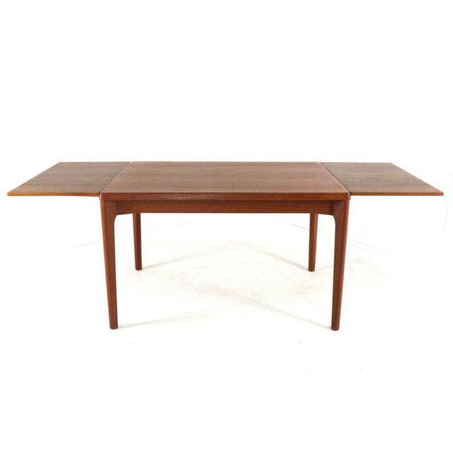 Rectangular Extendable Dining Table by Henning Kjaernulf for Vejle For Sale - Image 3 of 15