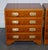 Vintage Military Campaign Yew Wood Chest of Drawers, Set of 2 For Sale - Image 4 of 11