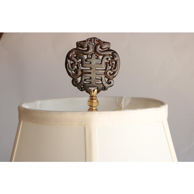 Chocolate Chinoiserie Table Lamps a Pair Chairish