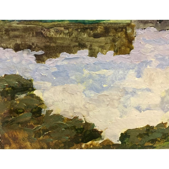 1970s 1970s Oil Painting the Freshness of the Natural Korostelev Vladimir Alexandrovich For Sale - Image 5 of 11