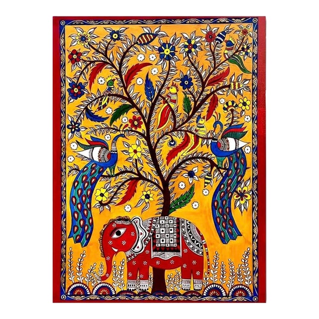 Original Conceptual Tree of Life Painting Chairish